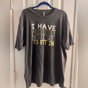 Next Level Apparel Charcoal Tee XXL